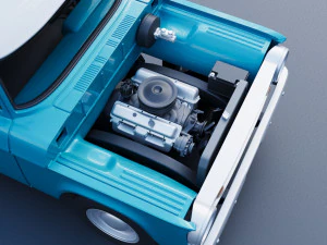 Dodge D100 1967 3D Print Model