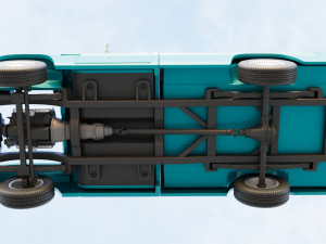 Dodge D100 1967 3D Baskı Modeli