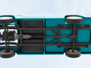 Dodge D100 1967 3D Print Model