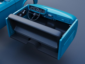 Dodge D100 1967 3D Baskı Modeli