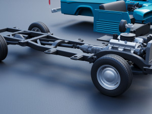 Dodge D100 1967 3D Baskı Modeli