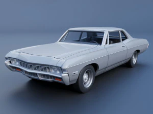 Chevrolet Bel-Air 1968 Modello di stampa 3D