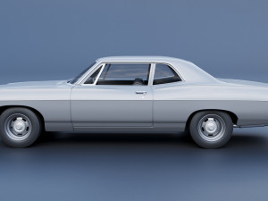 Chevrolet Bel Air 1968 3D Print Model