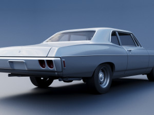 Chevrolet Bel Air 1968 3D Print Model