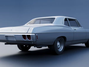 Chevrolet Bel Air 1968 3D Print Model