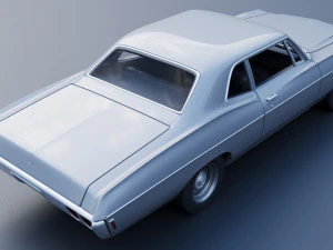 Chevrolet Bel Air 1968 3D Print Model