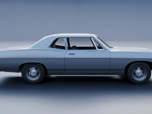 Chevrolet Bel Air 1968 3D Print Model