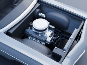 Chevrolet Bel Air 1968 3D Print Model