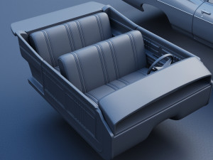 Chevrolet Bel Air 1968 3D Print Model