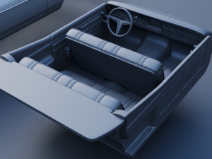 Chevrolet Bel Air 1968 3D Print Model