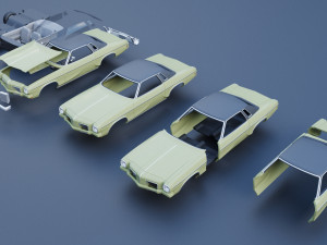 Oldsmobile Cutlass Supreme 1973 Modelo de Impressão 3D