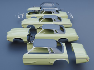 Oldsmobile Cutlass Supreme 1973 Modelo de Impressão 3D