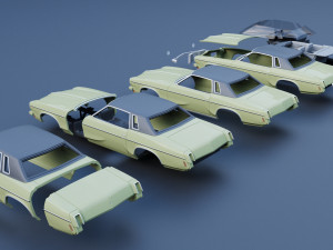 Oldsmobile Cutlass Supreme 1973 Modelo de Impressão 3D