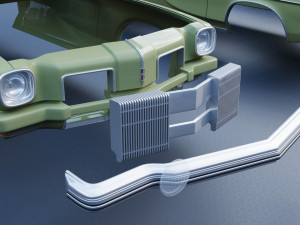 Oldsmobile Cutlass Supreme 1973 Modelo de Impressão 3D