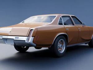 Oldsmobile Cutlass Salon 1973 3D Print Model