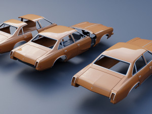 Oldsmobile Cutlass Salon 1973 3D printmodel