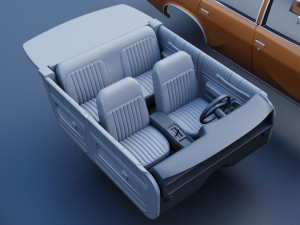 Oldsmobile Cutlass Salon 1973 3D printmodel