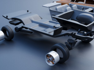 Oldsmobile Cutlass Salon 1973 3D printmodel