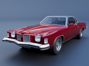 Pontiac Grand Prix 1973 3Dプリントモデル