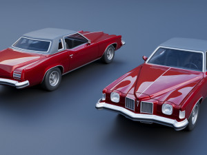 Pontiac Grand Prix 1973 3Dプリントモデル