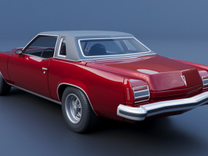 Pontiac Grand Prix 1973 3Dプリントモデル