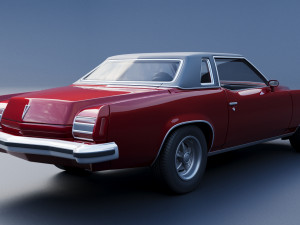 Pontiac Grand Prix 1973 3Dプリントモデル