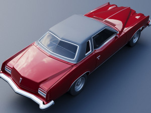 Pontiac Grand Prix 1973 3Dプリントモデル