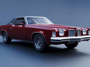 Pontiac Grand Prix 1973 3D Print Model