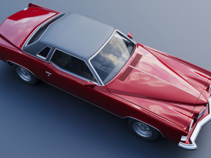 Pontiac Grand Prix 1973 3Dプリントモデル