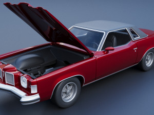 Pontiac Grand Prix 1973 3Dプリントモデル