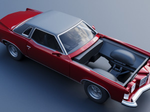 Pontiac Grand Prix 1973 3Dプリントモデル