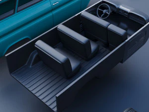 Chevrolet Suburban 1961 3D Print Model