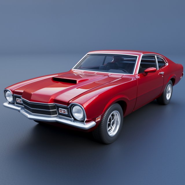 Mercury Comet 1971 Modèles 3D en vedette .c4d .max .obj .3ds .fbx .stl .blend 