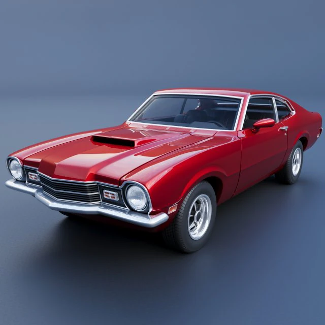 Mercury Comet 1971 3D Print Model .c4d .max .obj .3ds .fbx .stl .blend