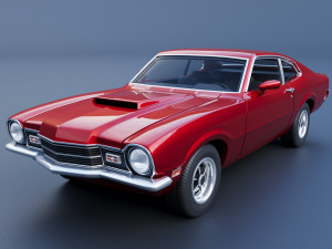 Mercury Comet 1971 Modèles 3D en vedette