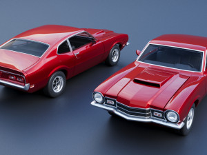 Mercury Comet 1971 Modèles 3D en vedette
