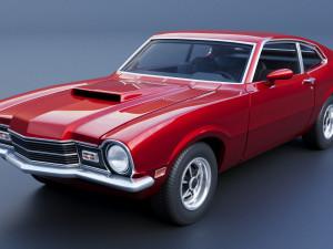Mercury Comet 1971 Modèles 3D en vedette