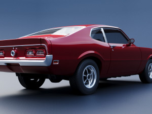 Mercury Comet 1971 Modèles 3D en vedette