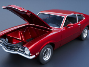 Mercury Comet 1971 Modèles 3D en vedette