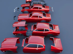 Mercury Comet 1971 3D Print Model