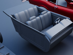 Mercury Comet 1971 Modèles 3D en vedette