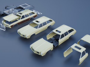 Oldsmobile Vista Cruiser 1973 3D Print Model