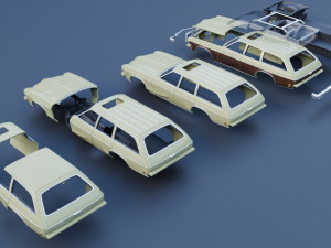 Oldsmobile Vista Cruiser 1973 3D Print Model