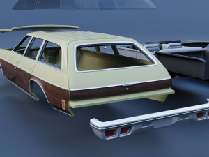 Oldsmobile Vista Cruiser 1973 3D Print Model