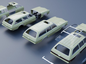 Oldsmobile Vista Cruiser 1973 3D Print Model