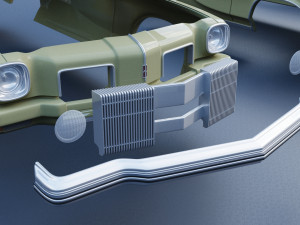 Oldsmobile Vista Cruiser 1973 3D Print Model