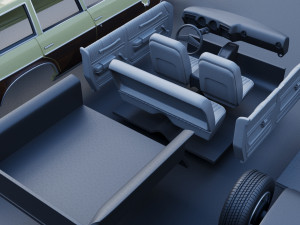 Oldsmobile Vista Cruiser 1973 3D Print Model