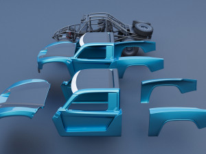 Hoonigan Trophy Truck 3D Print Model