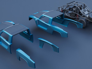 Hoonigan Trophy Truck 3D Print Model