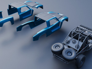 Hoonigan Trophy Truck 3D Print Model
